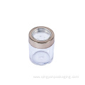 Cosmetic Powder Jar With Window Cap